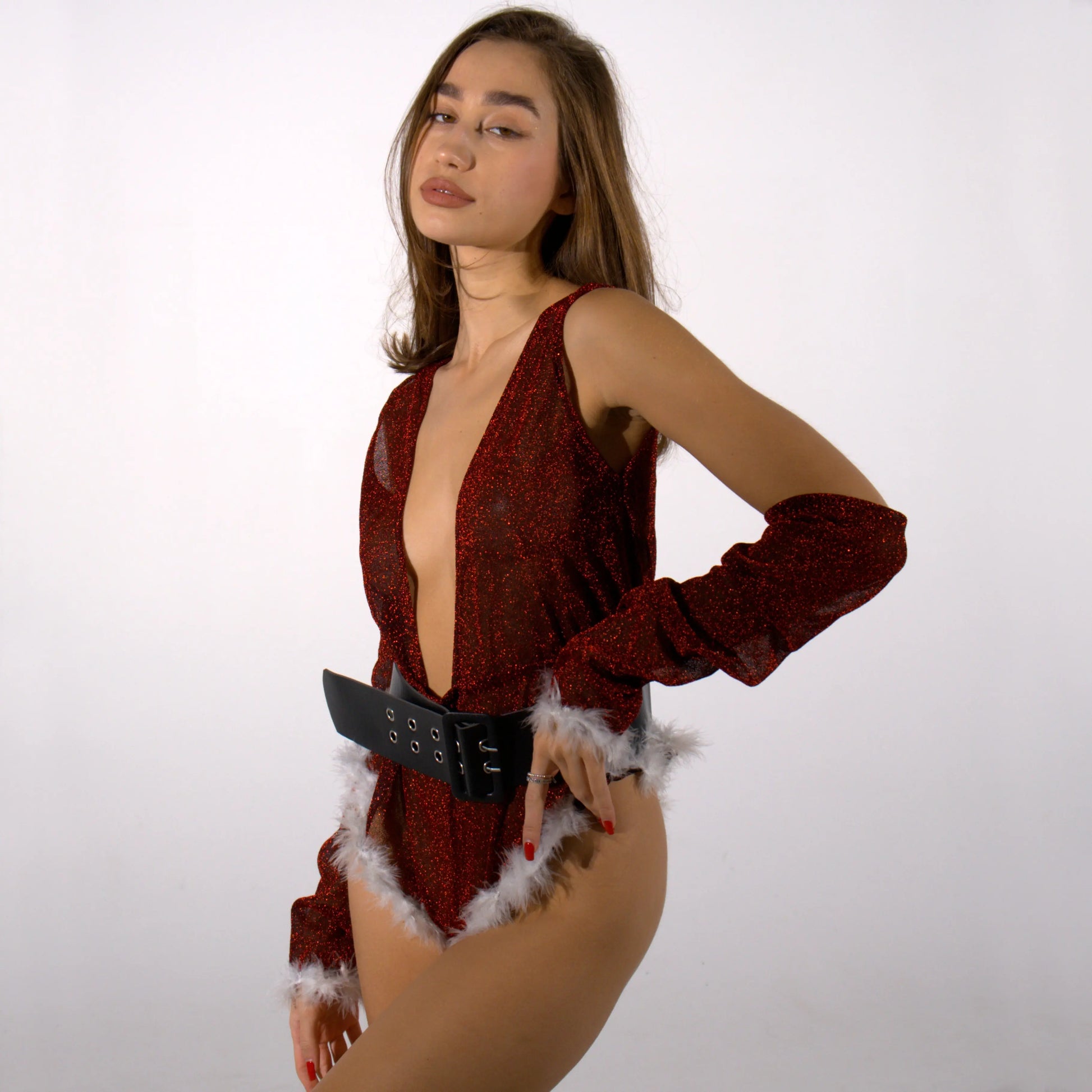 LacyNighty™ Nerina's Christmas Bodysuit KINKIN bodysuit