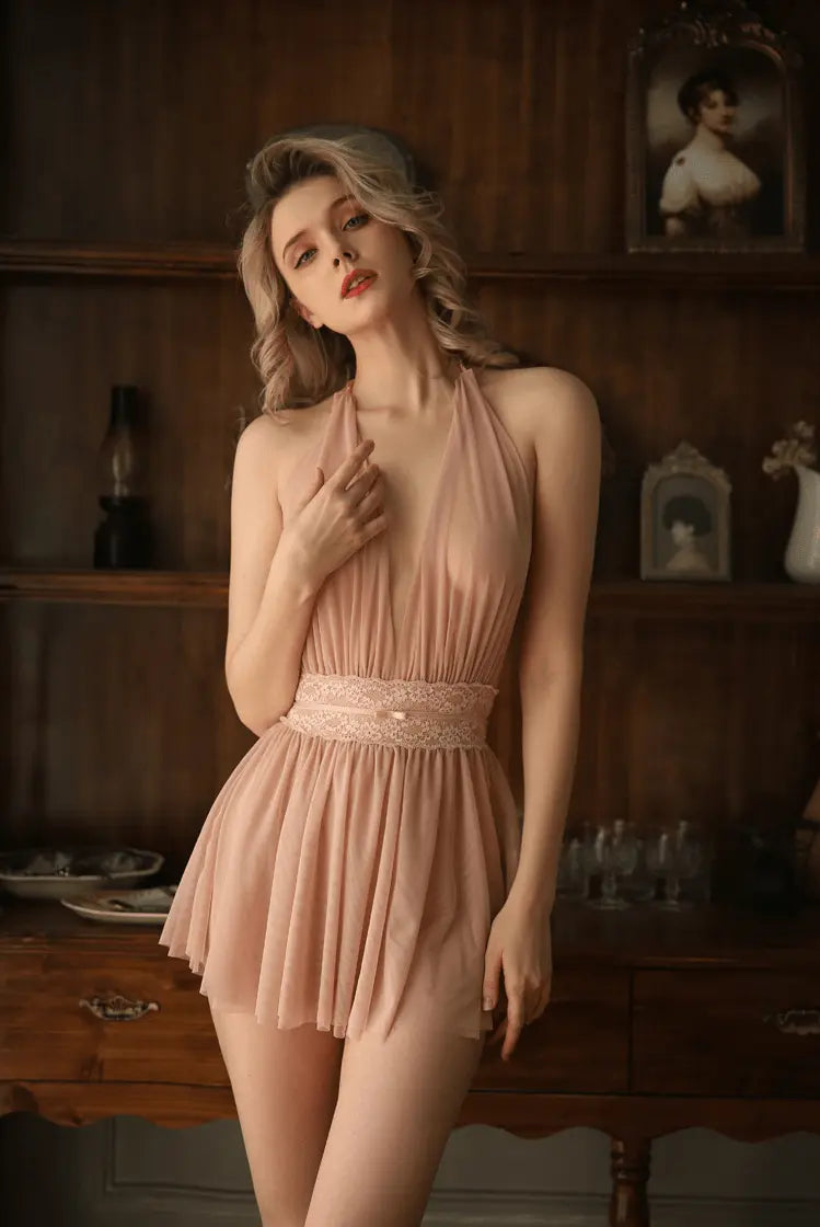 LacyNighty™ Gabrielle Nightie Iris Lingerie Nuisette