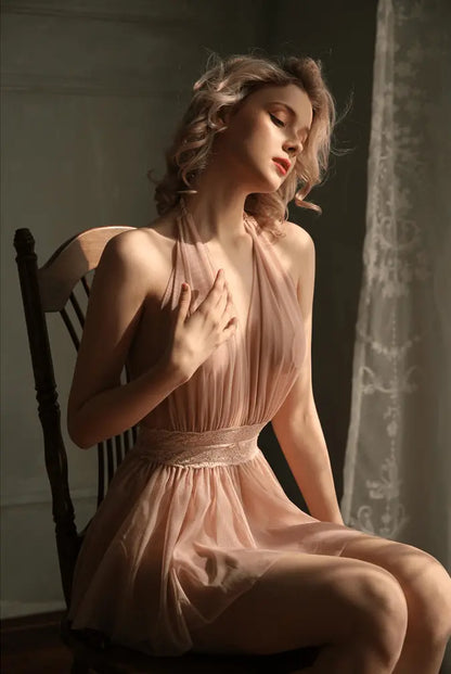 LacyNighty™ Gabrielle Nightie Iris Lingerie Nuisette