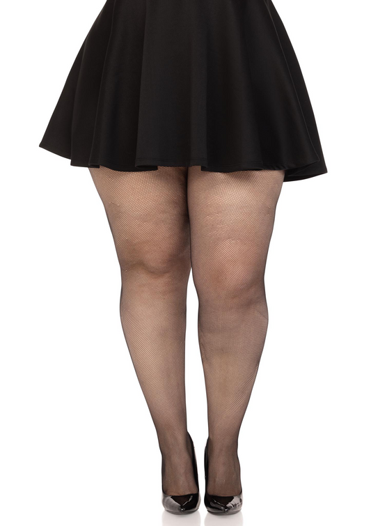 LacyNighty™ Plus Elastane Micro Net Tights Leg Avenue Hosiery