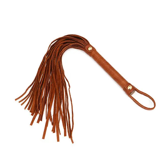 LacyNighty™ Brown Leather Whip Lavah Intimates harness