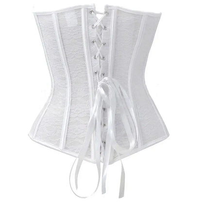 LacyNighty™ Model CT448 LORETTA LACE LINGERIE OVERBUST CORSET