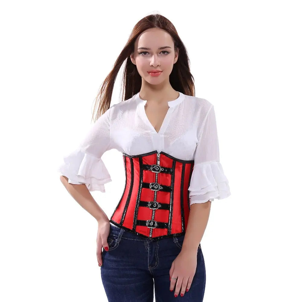 LacyNighty™ Model UC611 LORETTA LACE LINGERIE Underbust Corset