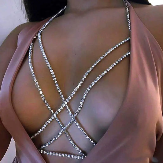 Criss Cross Body Chain Lavah Intimates body chain