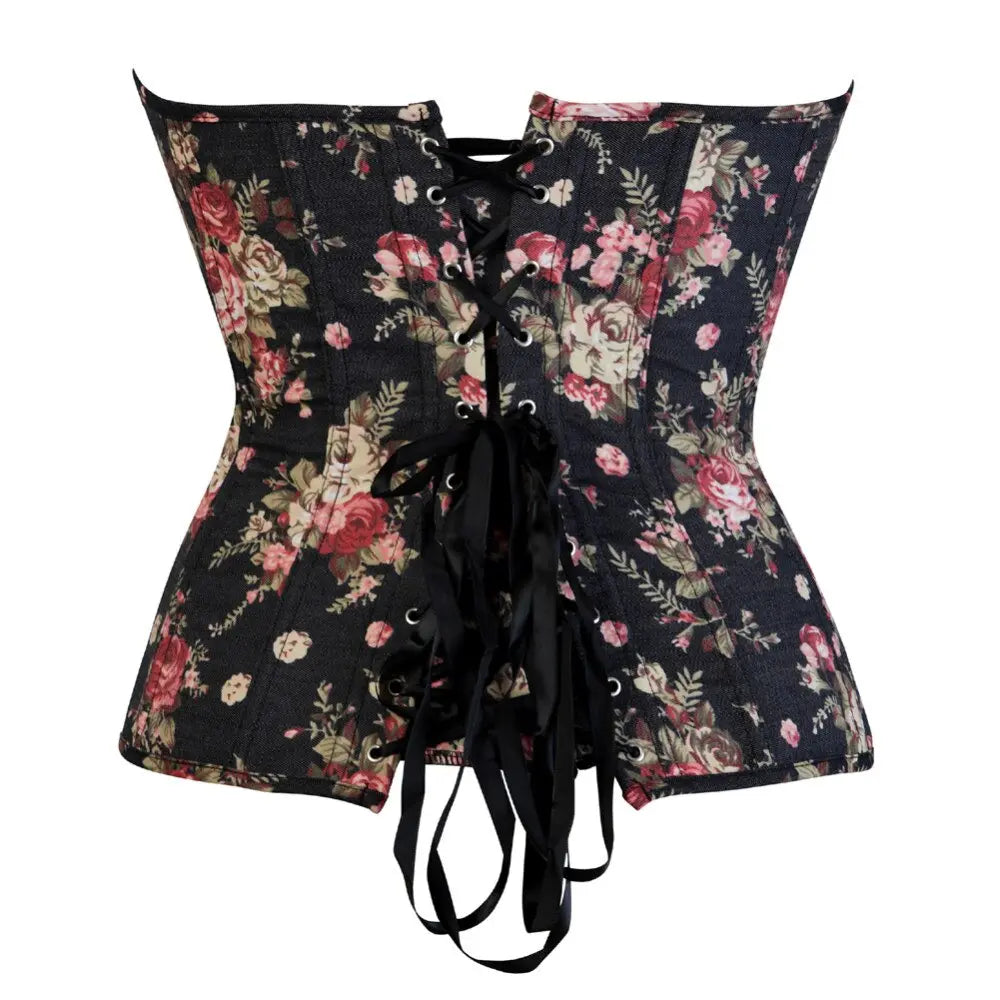 LacyNighty™ Model CT446 LORETTA LACE LINGERIE OVERBUST CORSET