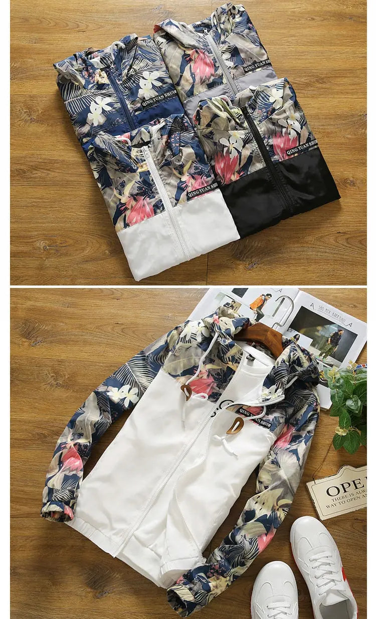Floral Windbreaker Lacy0301Goth