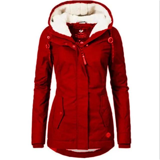 WARM HOODED COAT Lacy0301Goth