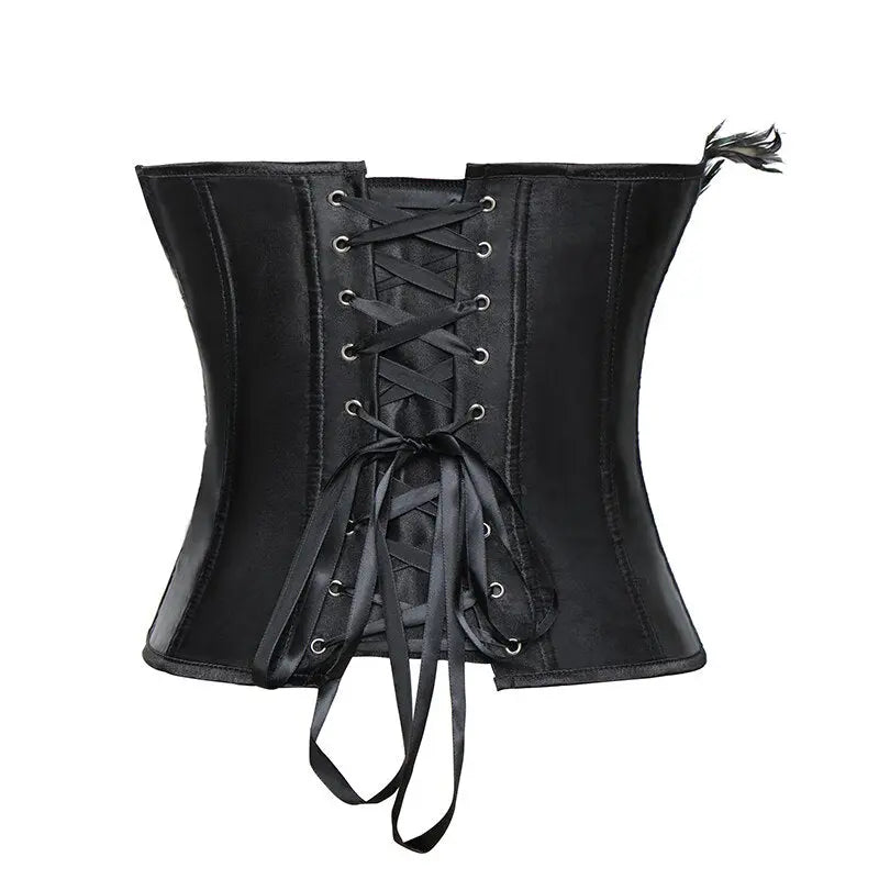 LacyNighty™ Model CT413 LORETTA LACE LINGERIE OVERBUST CORSET