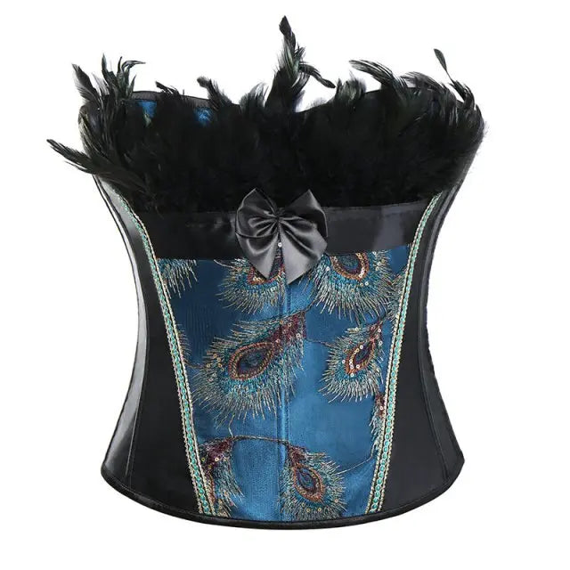 LacyNighty™ Model CT413 LORETTA LACE LINGERIE OVERBUST CORSET