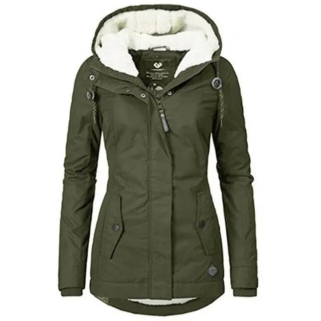 WARM HOODED COAT Lacy0301Goth