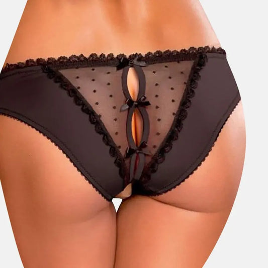 LacyNighty™ Isabelle Crotchless Panties Lavah Intimates panties