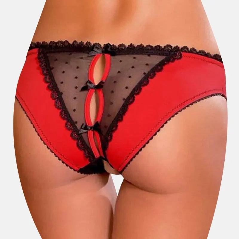 LacyNighty™ Isabelle Crotchless Panties Lavah Intimates panties