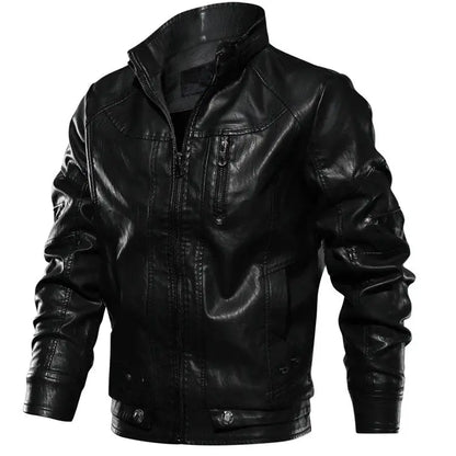 WINDBREAKER LEATHER JACKET Salenso