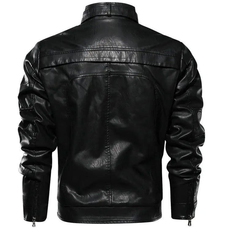 WINDBREAKER LEATHER JACKET Salenso