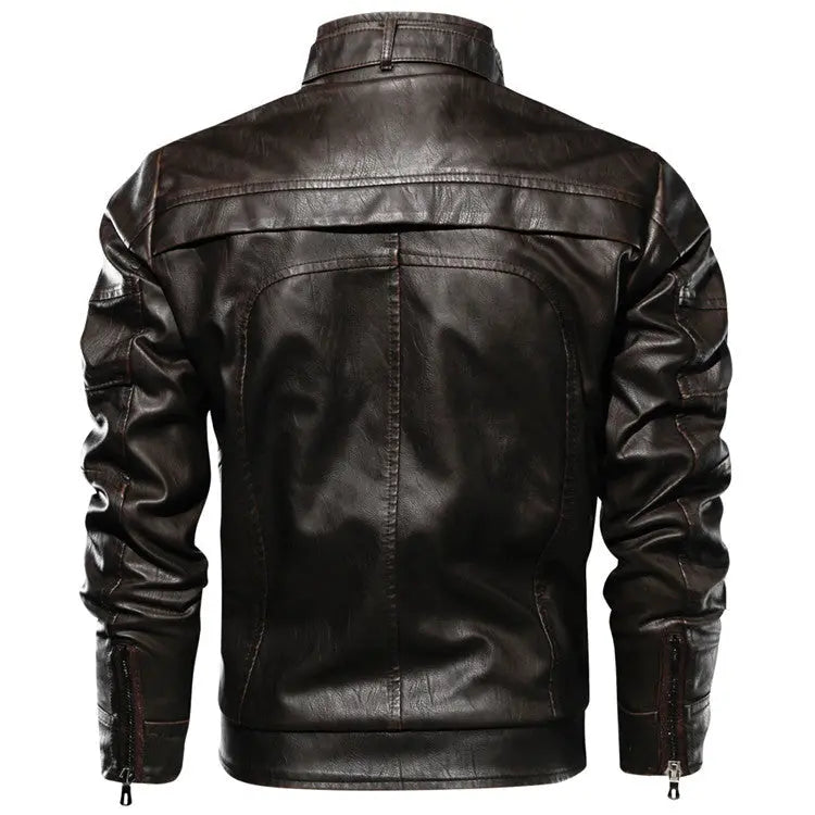 WINDBREAKER LEATHER JACKET Salenso
