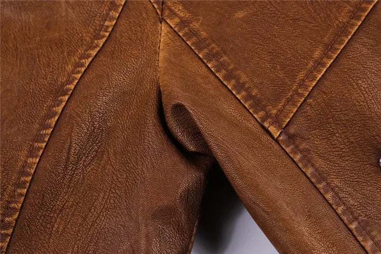WINDBREAKER LEATHER JACKET Salenso