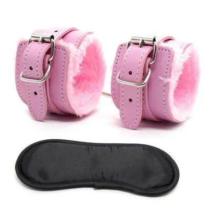 LacyNighty™ Handcuff & Blindfold Set Lavah Intimates