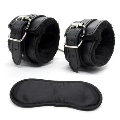 LacyNighty™ Handcuff & Blindfold Set Lavah Intimates