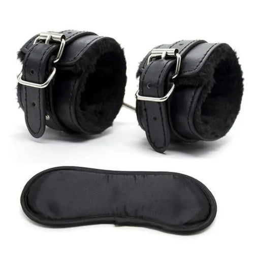 LacyNighty™ Handcuff & Blindfold Set Lavah Intimates
