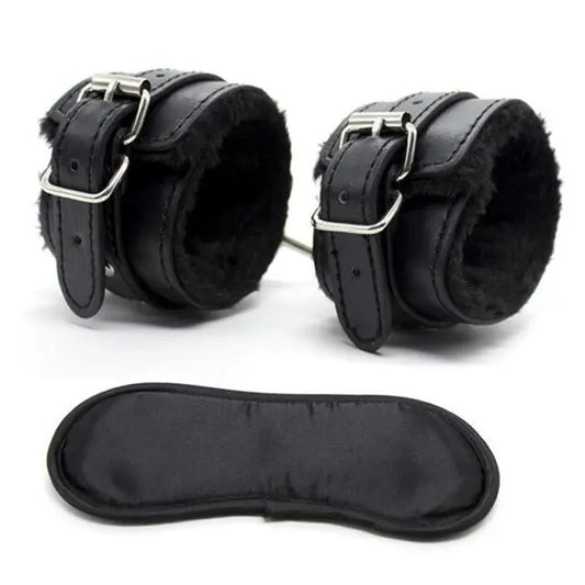 LacyNighty™ Handcuff & Blindfold Set Lavah Intimates