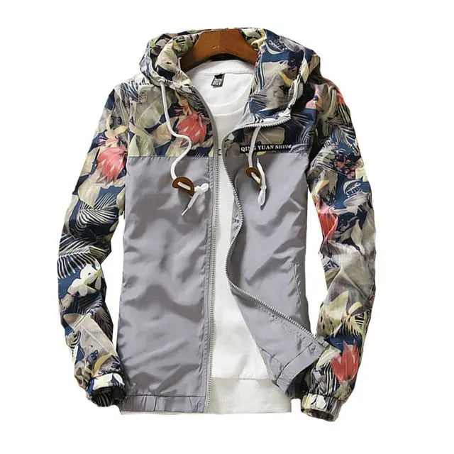 Floral Windbreaker Lacy0301Goth