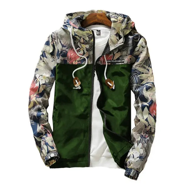 Floral Windbreaker Lacy0301Goth