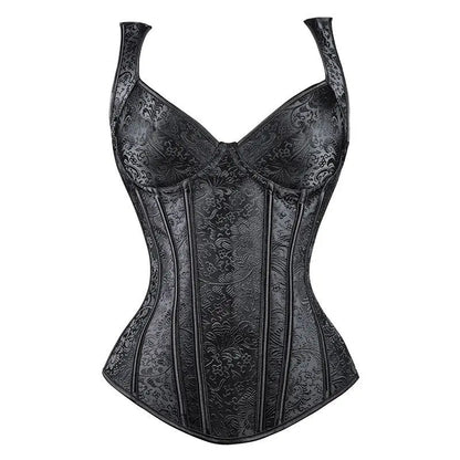 LacyNighty™ Model CT417 LORETTA LACE LINGERIE OVERBUST CORSET