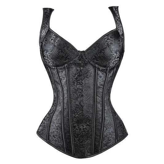 LacyNighty™ Model CT417 LORETTA LACE LINGERIE OVERBUST CORSET