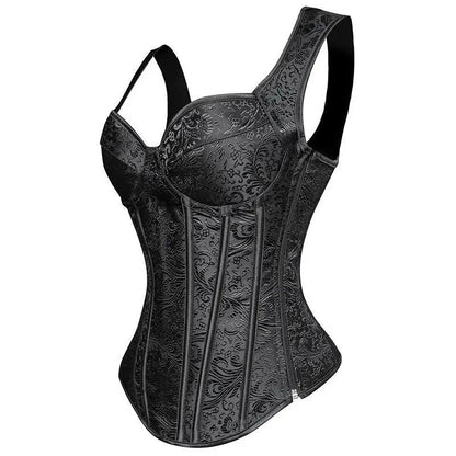 LacyNighty™ Model CT417 LORETTA LACE LINGERIE OVERBUST CORSET