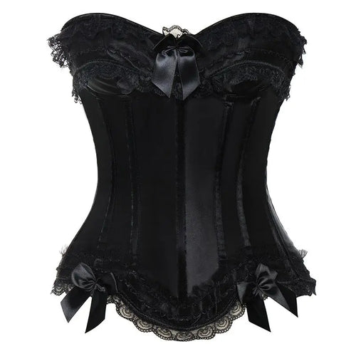LacyNighty™ Model CT410 LORETTA LACE LINGERIE OVERBUST CORSET