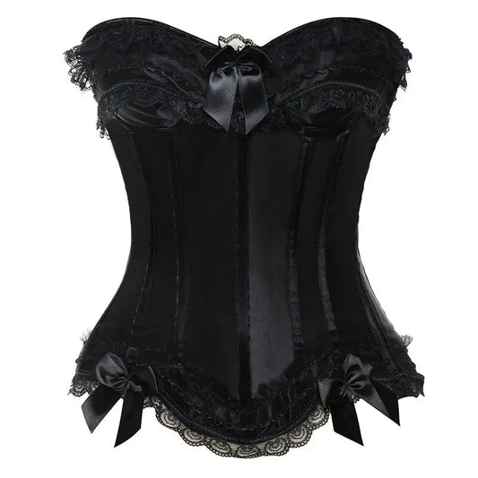 LacyNighty™ Model CT410 LORETTA LACE LINGERIE OVERBUST CORSET