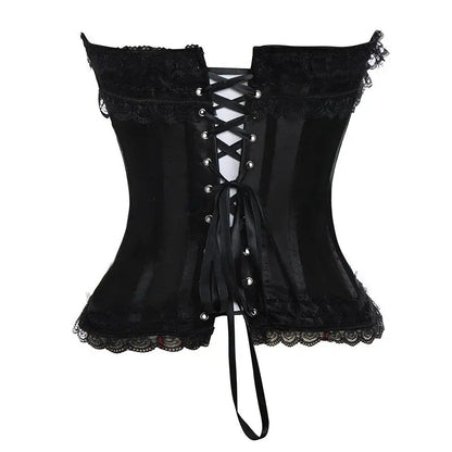 LacyNighty™ Model CT410 LORETTA LACE LINGERIE OVERBUST CORSET