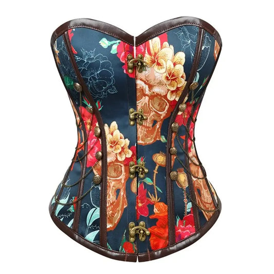 LacyNighty™ Model CT451 LORETTA LACE LINGERIE OVERBUST CORSET