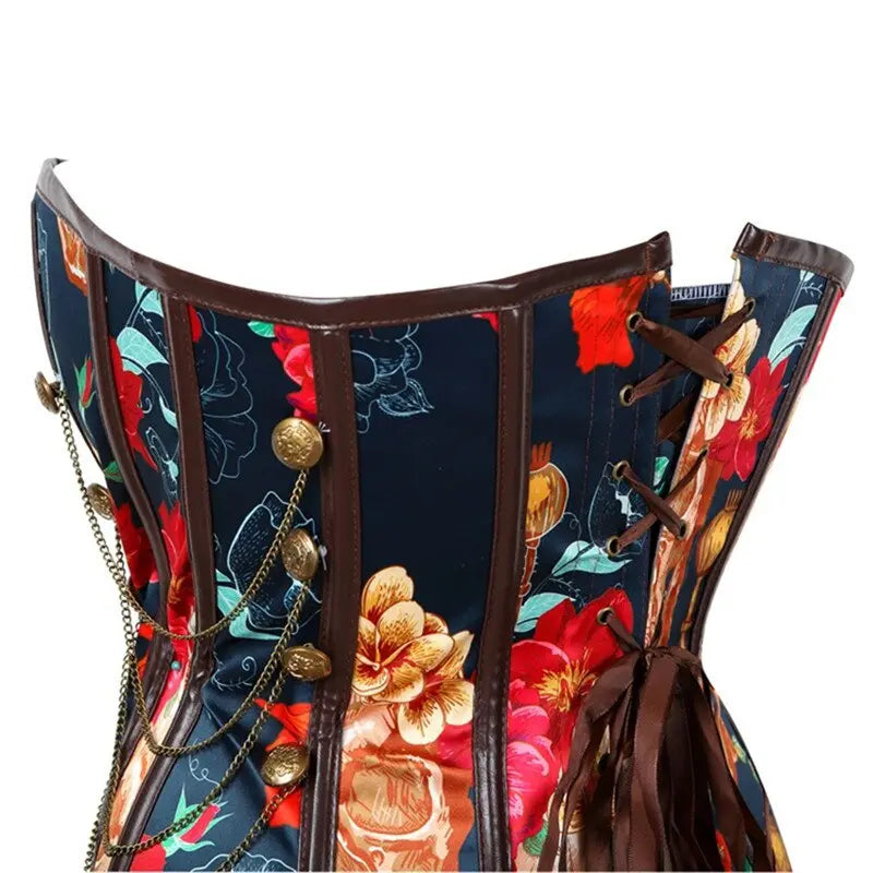 LacyNighty™ Model CT451 LORETTA LACE LINGERIE OVERBUST CORSET