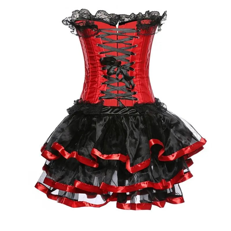 LacyNighty™ Model CD302 LORETTA LACE LINGERIE Corset Dress