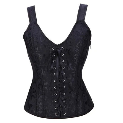 LacyNighty™ Model CT416 LORETTA LACE LINGERIE OVERBUST CORSET