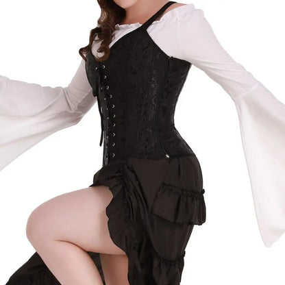 LacyNighty™ Model CT416 LORETTA LACE LINGERIE OVERBUST CORSET