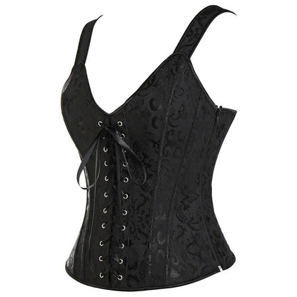 LacyNighty™ Model CT416 LORETTA LACE LINGERIE OVERBUST CORSET