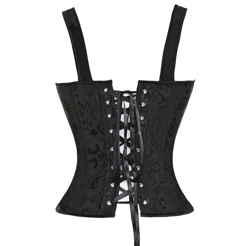 LacyNighty™ Model CT416 LORETTA LACE LINGERIE OVERBUST CORSET