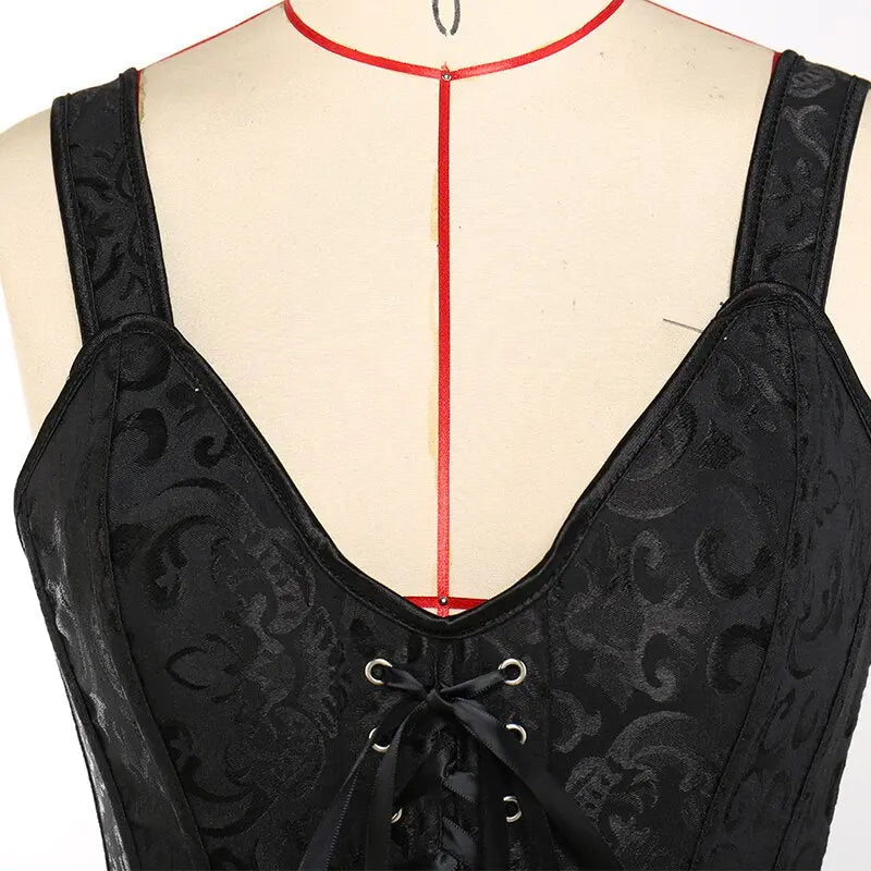 LacyNighty™ Model CT416 LORETTA LACE LINGERIE OVERBUST CORSET