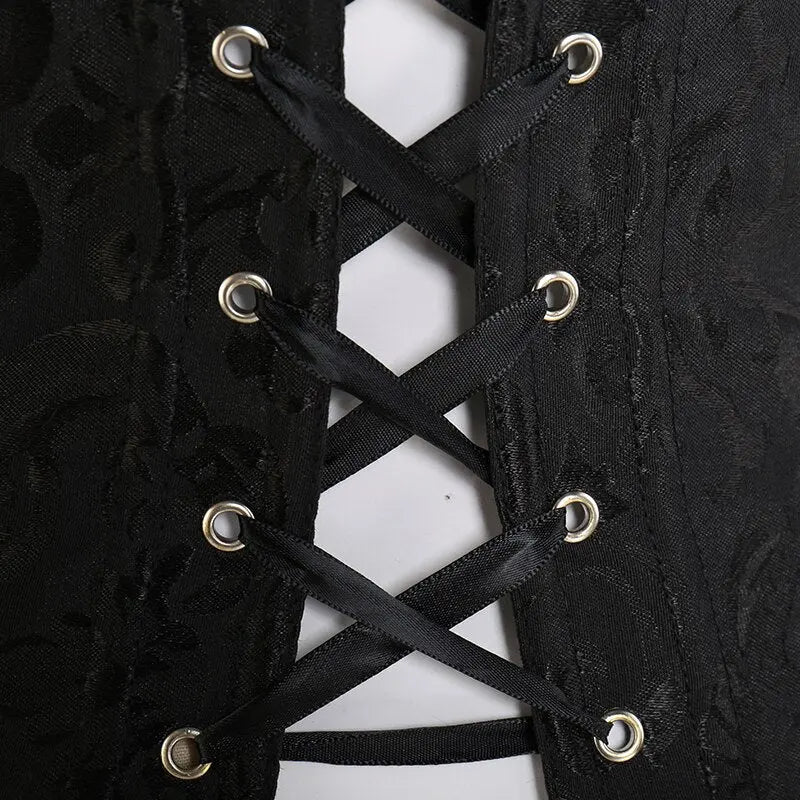 LacyNighty™ Model CT416 LORETTA LACE LINGERIE OVERBUST CORSET