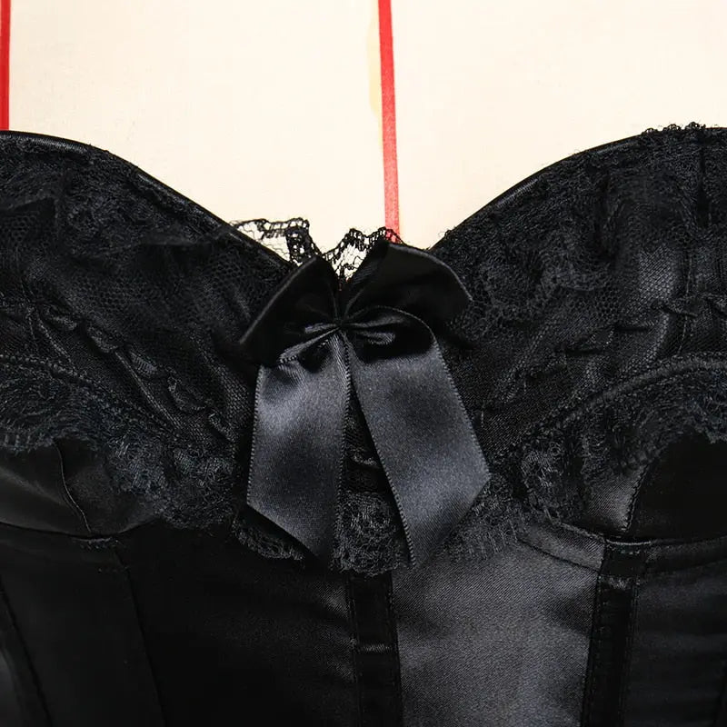 LacyNighty™ Model CT410 LORETTA LACE LINGERIE OVERBUST CORSET