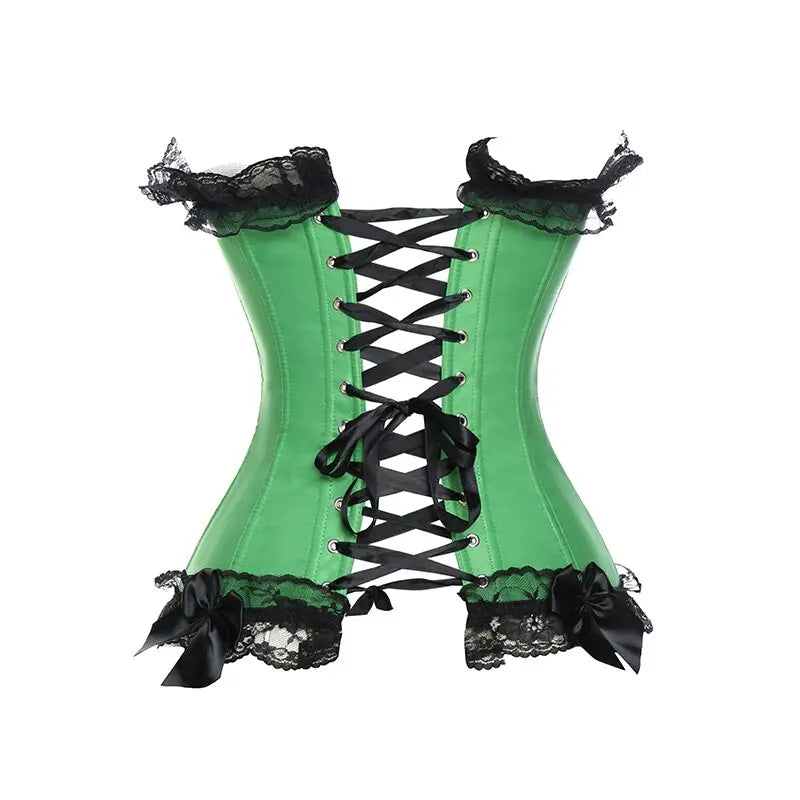 LacyNighty™ Model CT403 LORETTA LACE LINGERIE OVERBUST CORSET