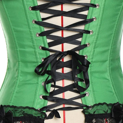 LacyNighty™ Model CT403 LORETTA LACE LINGERIE OVERBUST CORSET