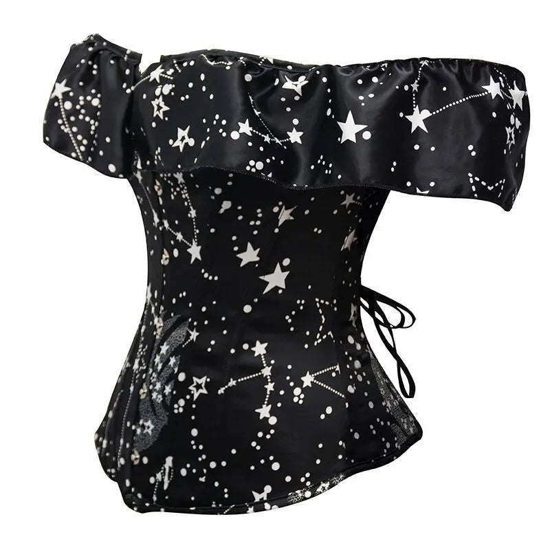 LacyNighty™ Model CT415 LORETTA LACE LINGERIE OVERBUST CORSET