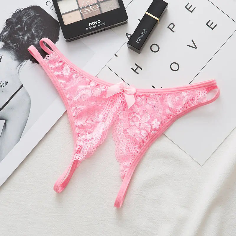LacyNighty™ Vanessa Crotchless Panties Lavah Intimates panties