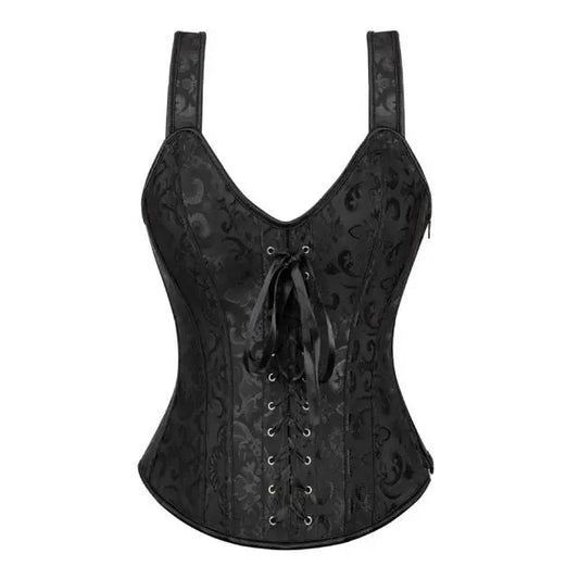 LacyNighty™ Model CT447 LORETTA LACE LINGERIE OVERBUST CORSET