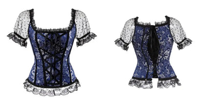 LacyNighty™ Model CT442 LORETTA LACE LINGERIE OVERBUST CORSET