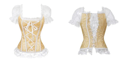 LacyNighty™ Model CT442 LORETTA LACE LINGERIE OVERBUST CORSET