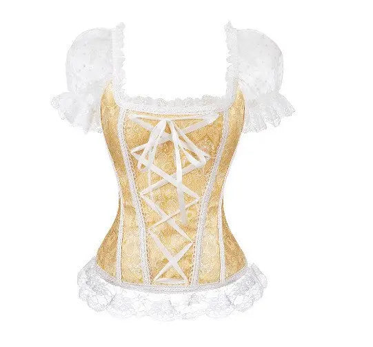 LacyNighty™ Model CT442 LORETTA LACE LINGERIE OVERBUST CORSET